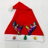Plush cloth hat, cartoon snowman, old man, sequined antler, snowflake, Christmas tree, ordinary Christmas hat Item Picture